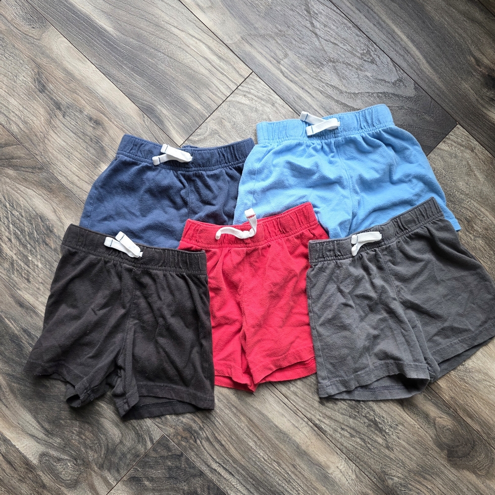 Jumping Beans Kids Shorts Set - Blue, Red, Gray, Black